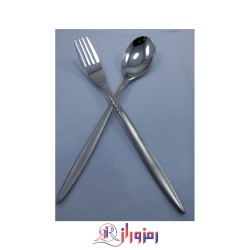 سرویس قاشق وچنگال 24 نفره 120 پارچه یونیک طرح زنبوری مات